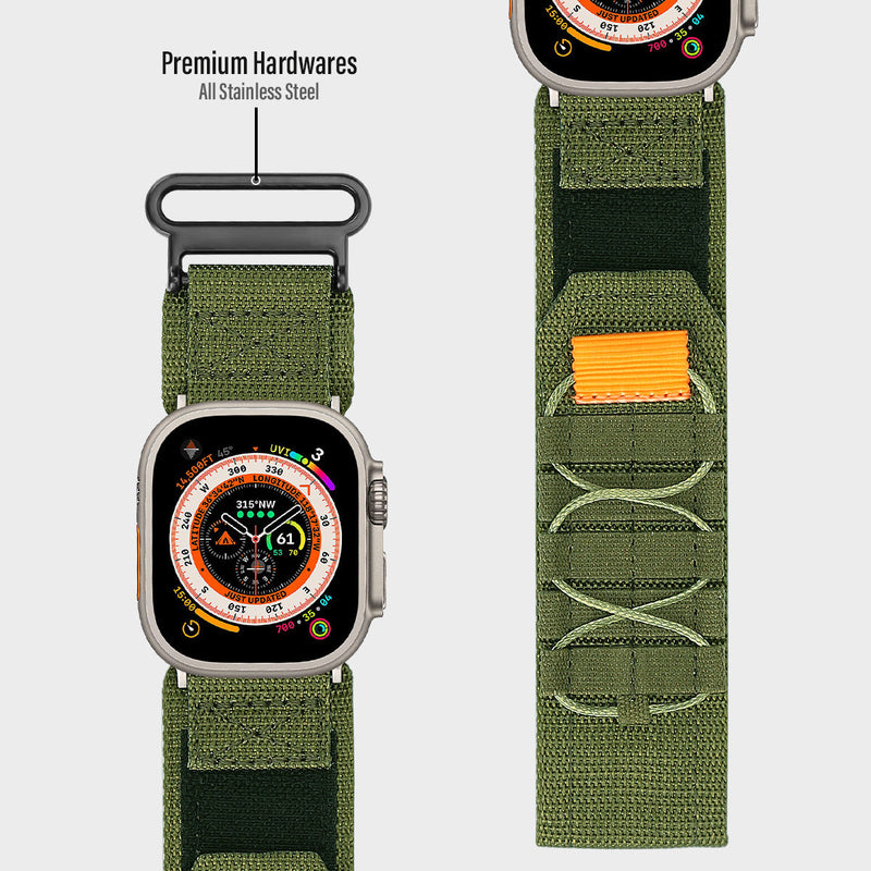 Pulseira de Velcro Nylon Canvas Loop para Apple Watch