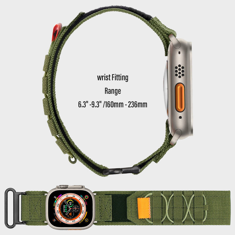 Pulseira de Velcro Nylon Canvas Loop para Apple Watch
