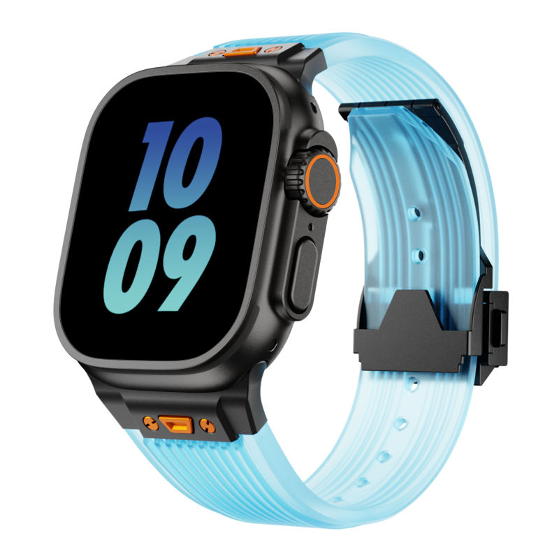 Pulseira de Silicone Transparente RM para Apple Watch