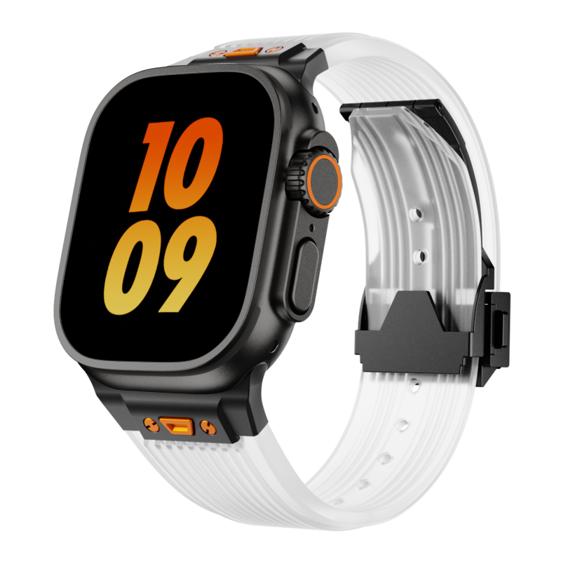 Pulseira de Silicone Transparente RM para Apple Watch