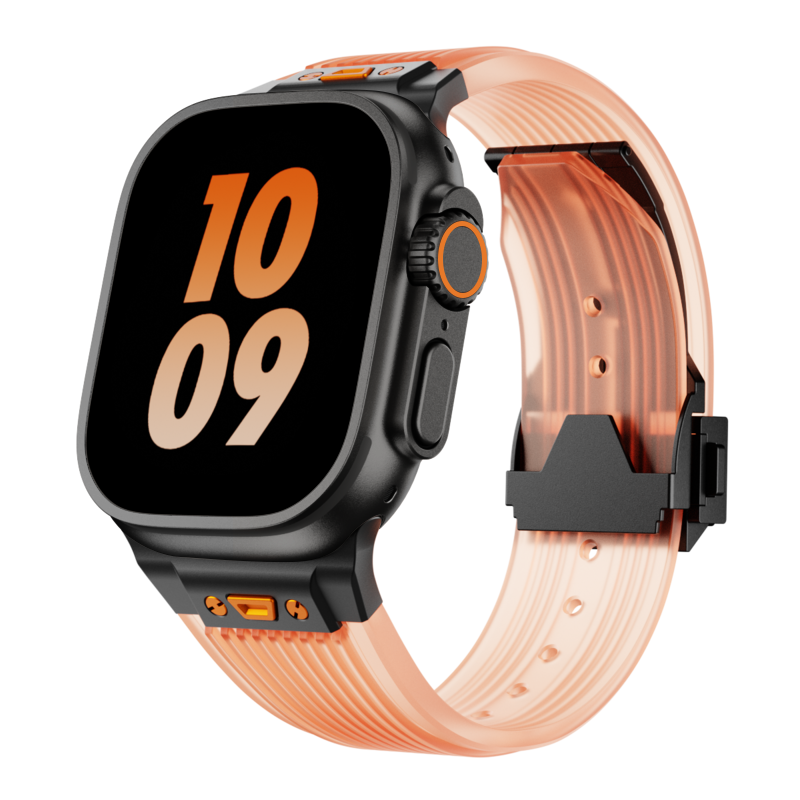 Pulseira de Silicone Transparente RM para Apple Watch