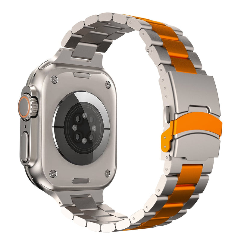 Pulseira de titânio estilo empresarial para Apple Watch