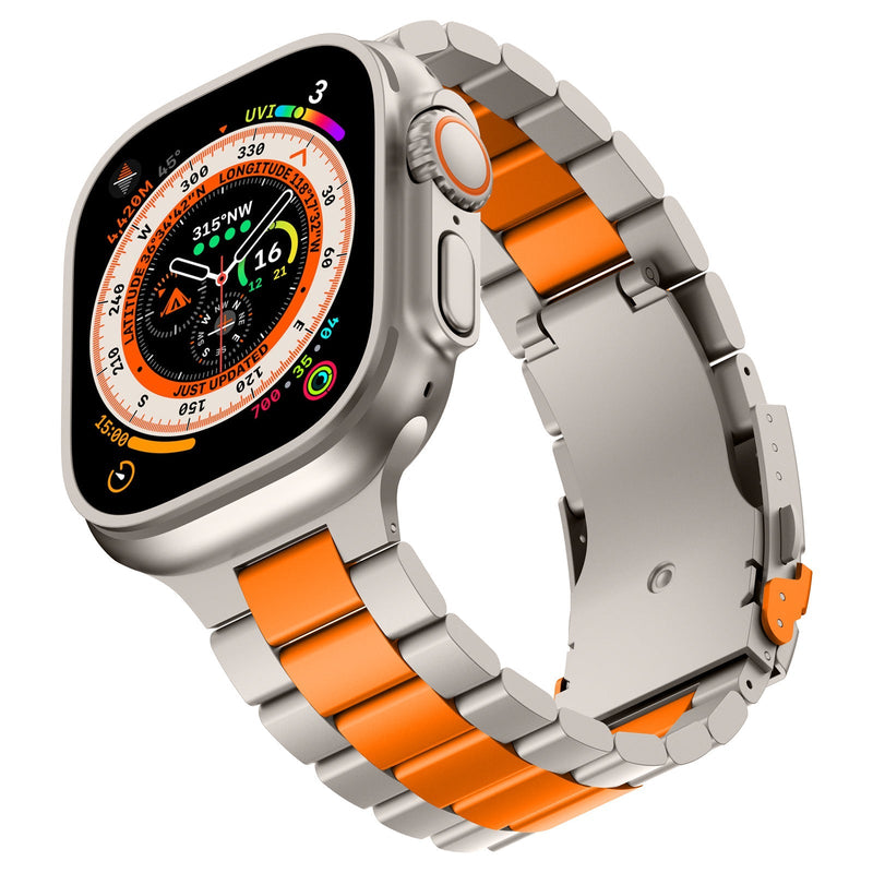 Pulseira de titânio estilo empresarial para Apple Watch