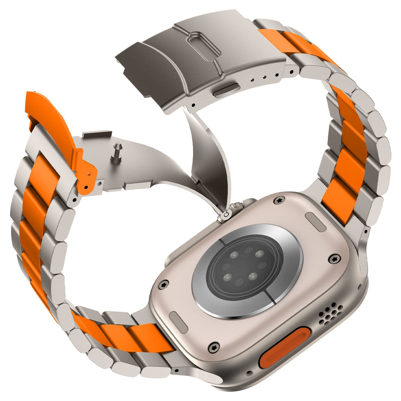 Pulseira de titânio estilo empresarial para Apple Watch