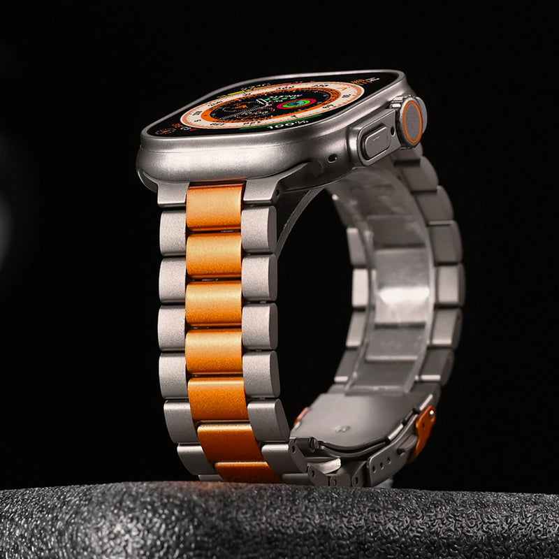 Pulseira de titânio estilo empresarial para Apple Watch