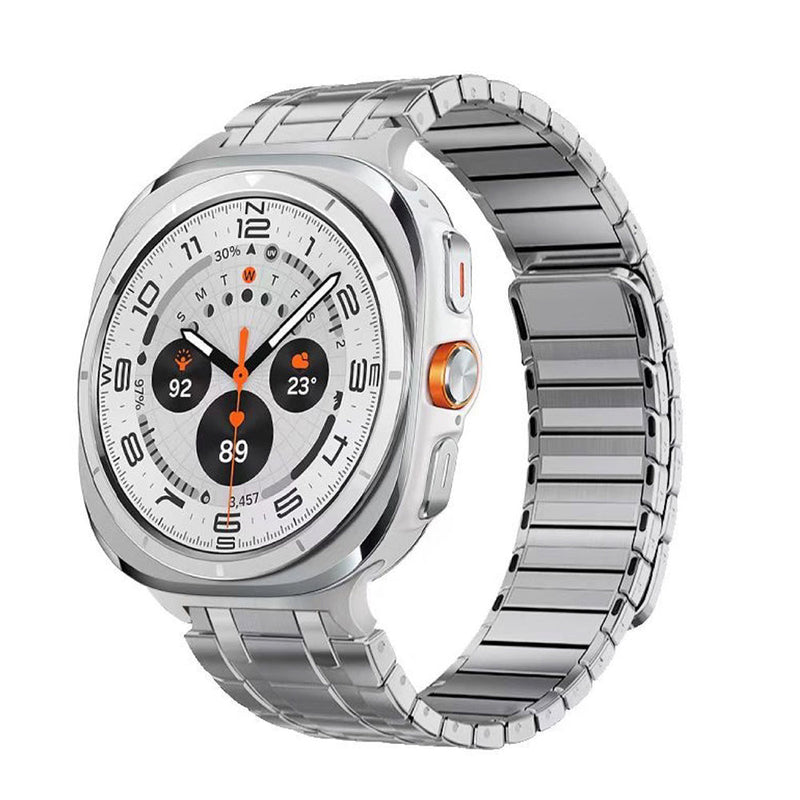 Faixa Magnética de Aço Inoxidável AP para Samsung Watch Ultra - Nádmi StoreNádmi StoreNádmi StorePrataSamsung Watch Ultra 47mmFaixa Magnética de Aço Inoxidável AP para Samsung Watch Ultra